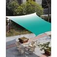 thumbnail image 3 of Sun Shade Sail 14x18Ft Solid Gradient Polka Dot Turquoise Uv Block Sunshade Canopy Outdoor Shade Cover Rectangle Shade Cloth For Patio Garden Yard Deck Pergola, 3 of 6