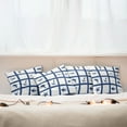thumbnail image 3 of Ambesonne Ocean Throw Pillow Cover 4 Pack, Starfish Anchor Sealife, 20", Navy Blue and White, 3 of 6