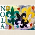 thumbnail image 2 of CafePress - NOLA Mardi Gras Fleur De Lis Tote Bag - Unisex Canvas Tote Bag, Beige, 1-Piece, 2 of 7
