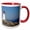 Red/White, variant on 3drose, Lighthouse, Peggys Cove, Nova Scotia-cn07 Krs0013 - Keith and Rebecca Snell, 15oz Mug