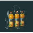 thumbnail image 2 of 5PCS Reusable Clear PVC Plastic Tote Bags for Shopping and Packaging, 2 of 8