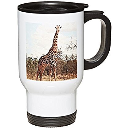 3dRose Pair Of Giraffes In The African Sunset.jpg, Travel Mug, 14oz ... 3dRose Pair Of Giraffes In The African Sunset.jpg, Travel Mug, 14oz ...