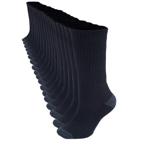 Bolter Men's 18 Pack Crew Socks Synthetic