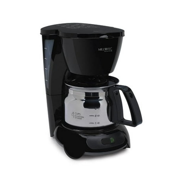 Mr. Coffee 4 Cup Coffee Maker with Stainless Steel Carafe