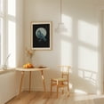 thumbnail image 4 of Blue Crow (dark) - Illustration Gothic Bird Mystical Moody Surrealism Unframed Wall Art Print 32 x 48 inches, 4 of 16