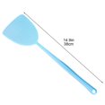 thumbnail image 2 of 4pcs Long Handle Plastic Fly Swatters - 2 Blue + 2 Green Manual Bug Zapper Fly Killer, Durable Flexible Fly Swat for Home Kitchen Outdoor Patio & Indoor Control Use, 15in, Colorful, 2 of 7