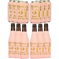 MEANT2TOBE Pink 21st Birthday Party Supplies and Decorations for Women - Gifts, Can Coolers, Favors and More!