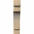 thumbnail image 2 of 4"W x 12"D x 20"H Mediterranean Rough Sawn Corbel, Douglas Fir, 2 of 9