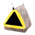 thumbnail image 1 of Methold Casa Nido de Pájaro grande y cálida para invierno, hamaca colgante para pájaros con terciopelo y engrosamiento para calidez Jaulas de pájaros negro interno, 1 of 6