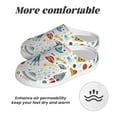 thumbnail image 6 of Disketp Cartoon Space Women's Men's Slippers Plush Slip-On House Slipper for Winter Indoor Soft Cushion Non-slip Fluffy Slides Slippers-37/38, 6 of 7