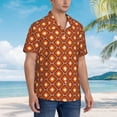 thumbnail image 3 of Fuzoiu 60s and 70s Aesthetic Print Hawaiian Shirt for Men, Summer Beach Casual Short Sleeve Button Down Shirts, Men’s Beach Summer Shirts with Pocket,Medium, 3 of 7