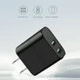 thumbnail image 2 of Universal Dual Port Wall R/ Adapter/ Block In Black (12pcs), 2 of 3