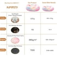 thumbnail image 3 of Dog Bed Calming Dog Beds for Small Medium Large Dogs - Round Donut Washable Dog Bed, Anti-Slip Faux Fur Fluffy Donut Cuddler Anxiety Cat Bed, 3 of 7