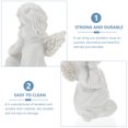 thumbnail image 4 of EIGTHTAIL Statue d'Ange Blanc Statue en Béton Figurine Commémorative Bébé, 4 of 6