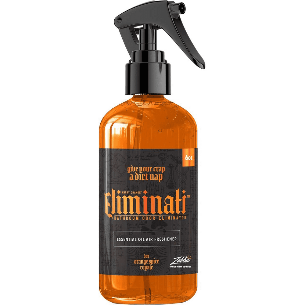 Angry Orange Eliminati Toilet & Bathroom Odor Eliminator Spray, 6oz