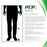 PCP Adjustable Folding Cane with Derby Handle, Paisley Pattern,