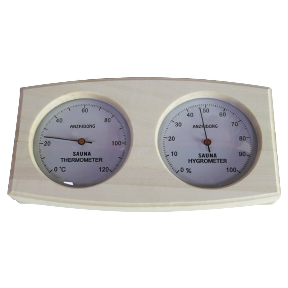 2 In 1 Wooden For Sauna Room Thermometer Hygrometer Steam Temperature Hygrometer