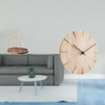 thumbnail image 2 of Portacorchos de vino,Soporte de metal para corcho de vino,tapón de exhibición para vino,Reloj de pared redondo,Reloj de pared de madera maciza para decoración de sala de estar,Reloj de pared, 2 of 8