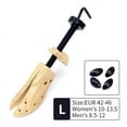 thumbnail image 1 of Shoe Stretcher Shoe Expander Wooden Shoe Stretcher Shoe Tree Wooden Shoe Expander Shoe Stretcher Adjustable Wooden Professional Widener Shoe Expander Unisex For Men Women L 42-46, 1 of 7