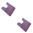 thumbnail image 1 of Billuyoard Alfombra de baño en forma de U Absorbente de agua Antideslizante Elástico Amigable con la piel Alfombra de baño Alfombra de baño Protección Púrpura 40*60cm 2piezas Billuyoard CBP005187, 1 of 5