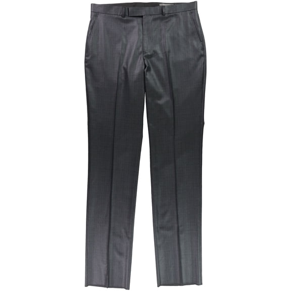 Kenneth Cole Mens Unhemmed Dress Pants Slacks, Grey, 37W x UnfinishedL