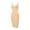Beige, variant on Shapewear Slips for Under Dresses Adjustable Spaghetti Strap Bodycon Full Slip Dress Tummy Control Seamless Shaping Midi Dress Body Shaper