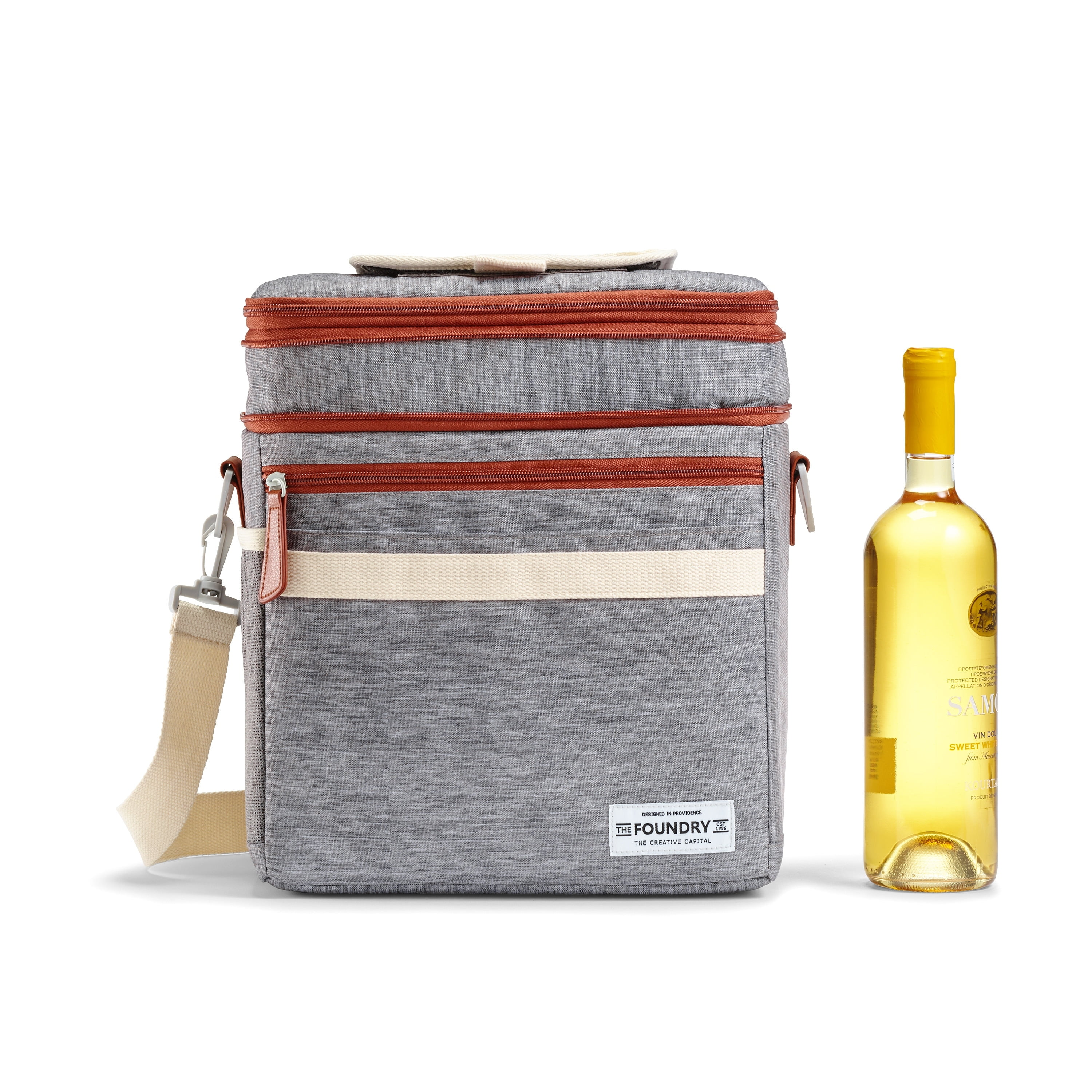 Fit & Fresh Foundry 12 Can Expandable Cooler - Gray