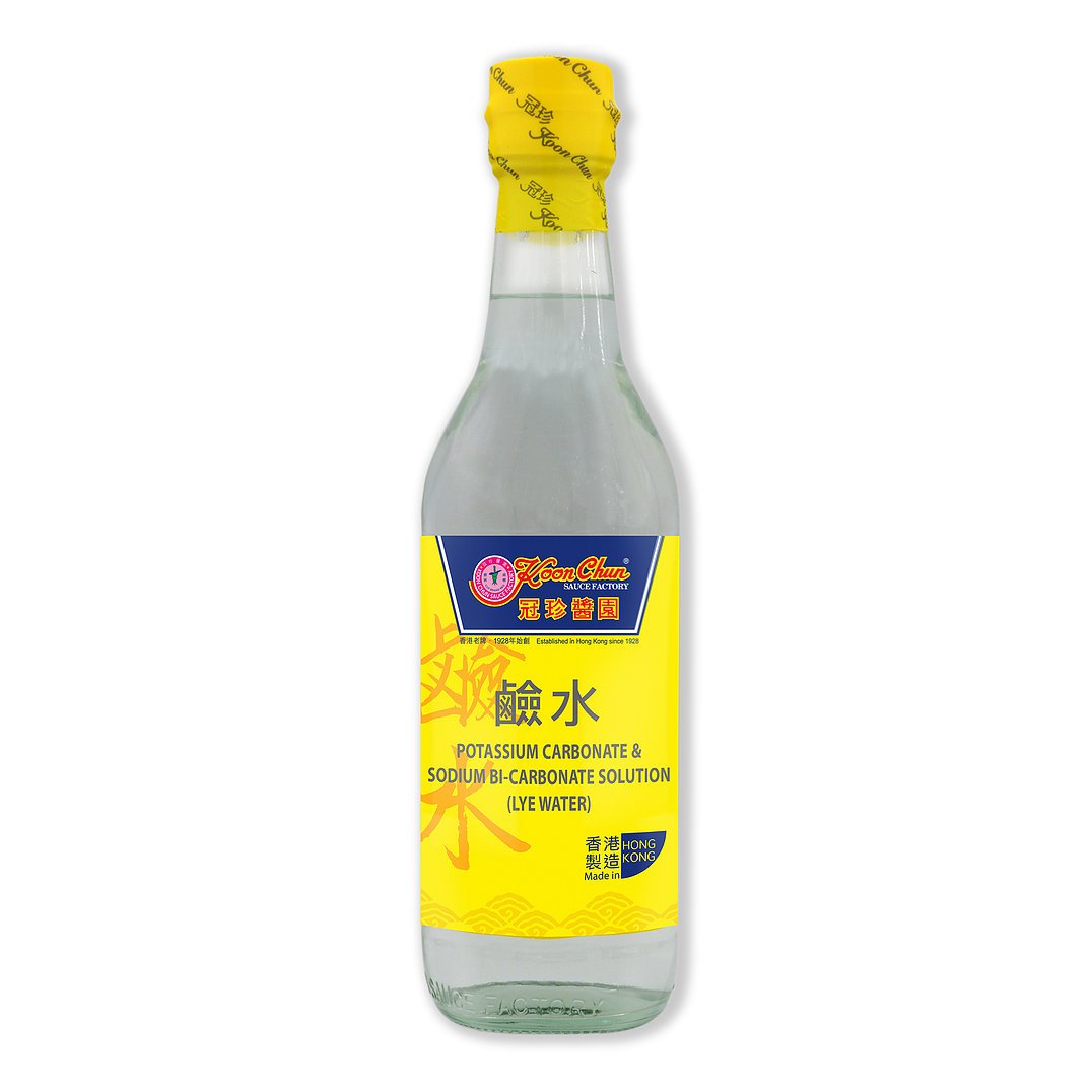 Koon Chun Potassium Carbonate and Sodium BiCarbonate Solution (LYE WATER) 16.9 FL Oz (500 mL