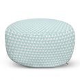 thumbnail image 1 of Mint Pouf Cover with Zipper, Doodle Abstract Style Little Soft Toned Bubbles Pastel Contemporary Graphic, Soft Decorative Fabric Unstuffed Case, 30" W X 17.3" L, Seafoam and White, by Ambesonne, 1 of 5