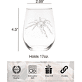 thumbnail image 5 of C&M Personal Gifts 17 oz Tarantula Stemless Wine Glass, 5 of 5