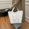 thumbnail image 2 of Bolso para Mujeres El Partido Nylon Lindo Bowknot Back Bags () Blanco, 2 of 9