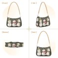 thumbnail image 7 of FORMRS Womens Shoulder Bag with Chain Strap Clutch Purse Cute Tote Handbag, Gray Cute Snowmen, 7 of 7