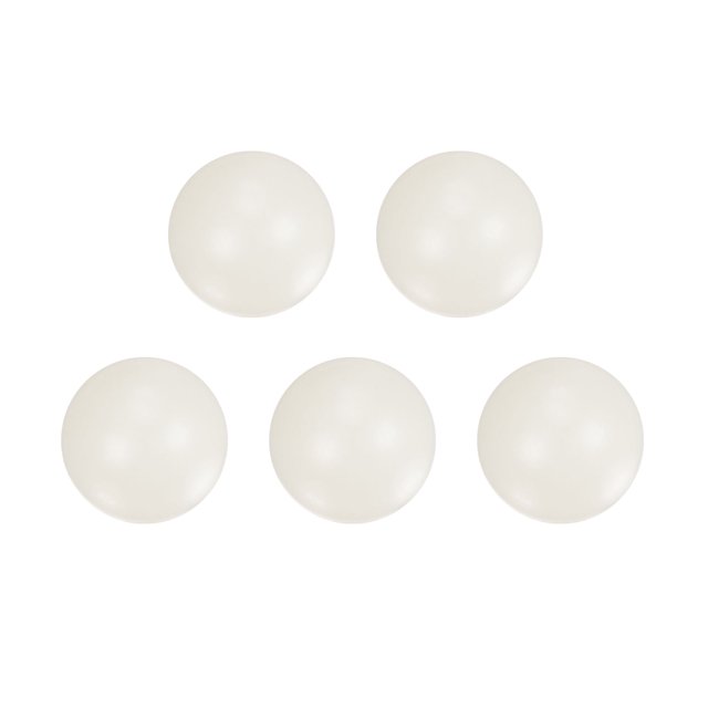 Unique Bargains 5 Pcs PA66 Boules en Plastique Solides en Nylon 5 mm G3 Boule de Roulement de Précision