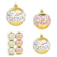 thumbnail image 2 of Nilvkv Christmas Balls 6PC Set 8CM/3.15" Christmas Tree Balls Durable and Shatterproof for CHRlSTMAS-GlFTs, Christmas Decorations, 2 of 6