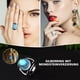 thumbnail image 1 of Fiudx Joyería de Piedra Lunar, Anillo de Plata Esterlina Hecho a Mano, Collar de Moda con Degradado, Pulsera de Sanación Emocional, Idea de Regalo para Mujer, Potenciador Del Equilibrio Espiritual, T, 1 of 6