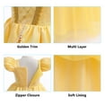 thumbnail image 7 of Belle Princess Dress w/Hair Clip for Girls Halloween Fancy-Dress Costume, 7 of 7