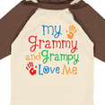 thumbnail image 4 of Inktastic My Grammy and Grampy Love Me Boys or Girls Long Sleeve Baby Bodysuit, 4 of 5