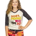 thumbnail image 1 of Don't Moose With Me LazyOne Women's Leggings and Tees Separates, Female Pajamas, 1 of 6