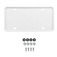 thumbnail image 1 of Licence Plate Cover Silicone Car Tag Frame Protector Licence Decoration Cover Supplies  White, 1 of 10