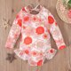 thumbnail image 1 of Traje de baño de una pieza para mujer, conjuntos de bikini para mujer, niñas pequeñas, moda, lindo estampado floral, manga larga, frenillo, protección solar, traje de baño para surf en la playa, traje, 1 of 9