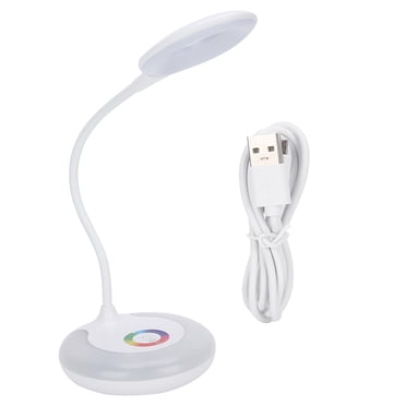 Lampe de Table, Lampe Colorée Protection des Yeux Lampe de Table DEL, Étude pour Chambre Écriture Lecture à Brancher