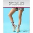 thumbnail image 5 of MeMoi Cupcakes Bamboo Blend Crew Socks - Womens - Female, One Size, Light Gray Heather, 5 of 7