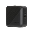 thumbnail image 1 of Targus - Adaptateur d'Alimentation - GaN - 65 Watts - PD - 2 Connecteurs de Sortie (USB-C 24 Broches, USB Type A) - Noir, 1 of 16