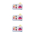 thumbnail image 1 of Youkk 3D Baby Zipper Cloth Book Cognize Life Education Skills Toy Learning Early Style A 3Set, 1 of 6