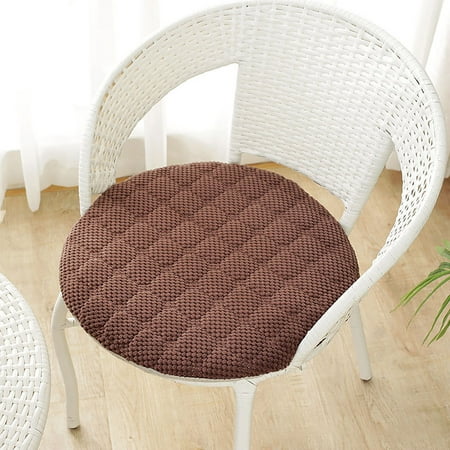 

Wozhidaoke Super Soft And Comfortable Plush Chair Cushion Non Slip Winter Warm Chair Cushion Comfortable Dining Chair Cushion Suitable for Home Office Patio Dormitory Library Use Coffee 40*40*2 Coffee