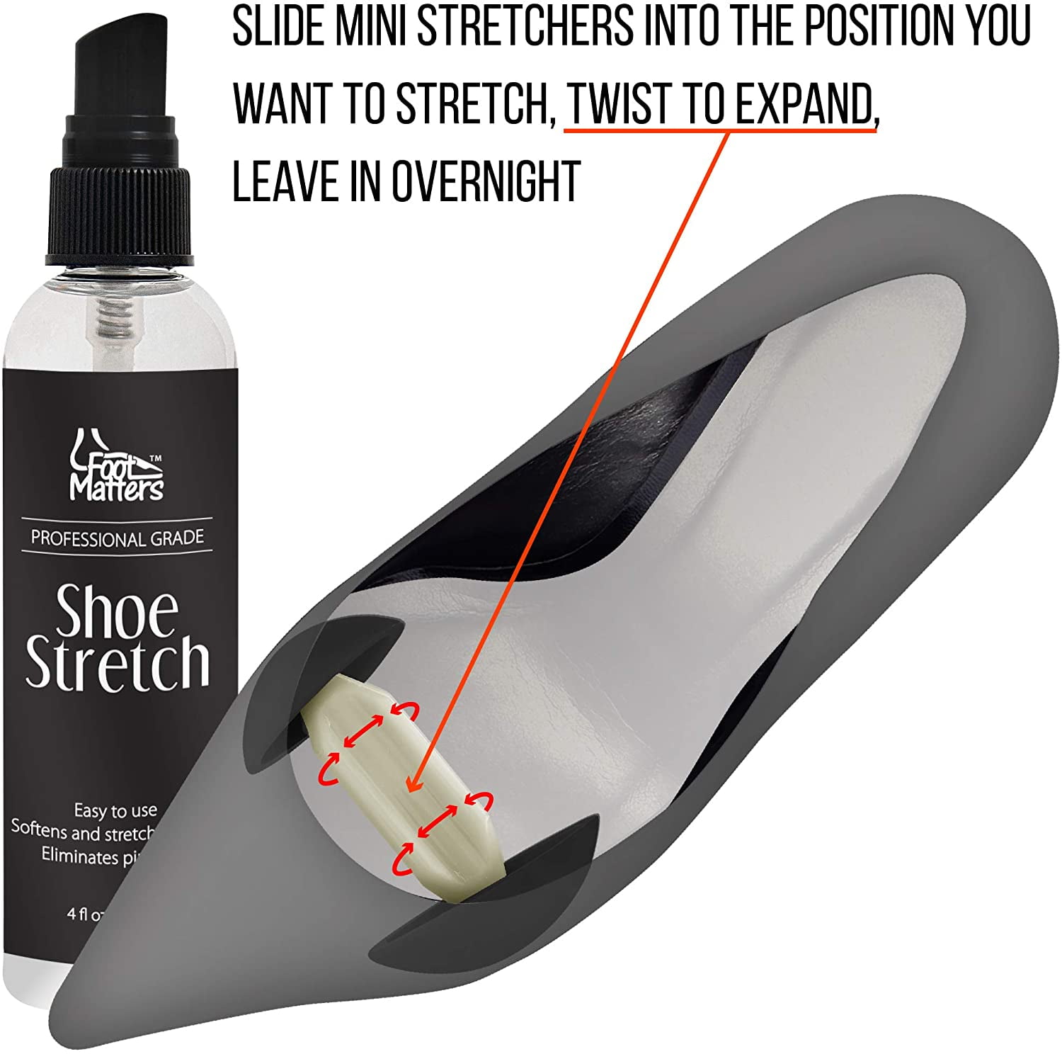 shoe stretch spray walmart