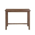 thumbnail image 5 of Boraam Sonoma Rubberwood Pub Table with Barnwood Wire-Brush Finish, 5 of 8