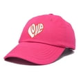 thumbnail image 4 of DALIX Love Heart Hat Womens Embroidered Baseball Cap in Hot Pink, 4 of 6