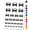 Black, variant on Car Automobile Driving Symbol Water Resistant Temporary Tattoo Set Fake Body Art Collection - Dark Blue
