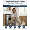 thumbnail image 6 of LANE LINEN 6 Piece Zero-Twist Bath Towel Set - 100% Cotton, Naturally Soft, Light & Easy-Care - Taupe, 6 of 9